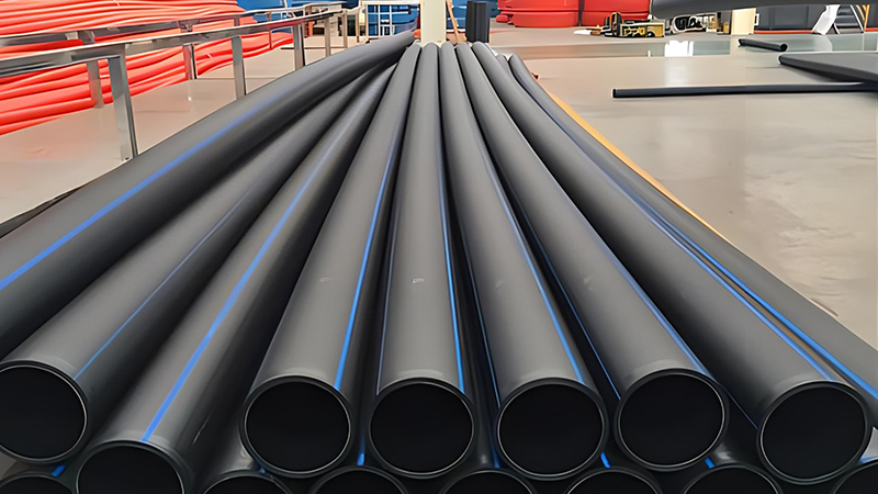 HDPE pipes are overmolded